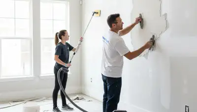 Professional drywall repair and wall restoration by house painters in Austin, TX