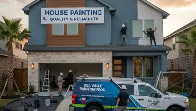 Exterior house painting service in Austin, TX by professional painters