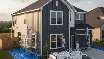 Exterior house painting service in Austin, TX for residential homes