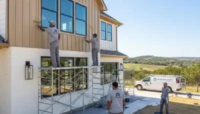 Exterior house painting service in Austin, TX for residential homes