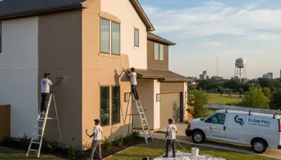 Professional exterior house painting service in Austin, TX by local painting contractors