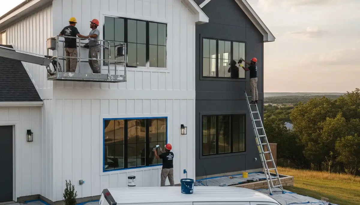 Professional exterior house painting service in Austin, TX by exteriorpaintingaustintx.com