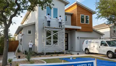 Professional exterior house painting in Austin TX by skilled local painters