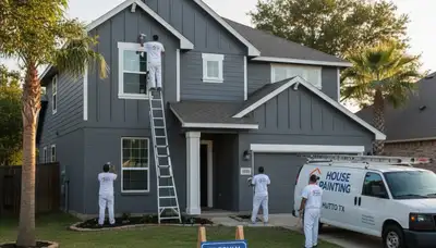Professional exterior house painting in Austin TX by trusted local painters