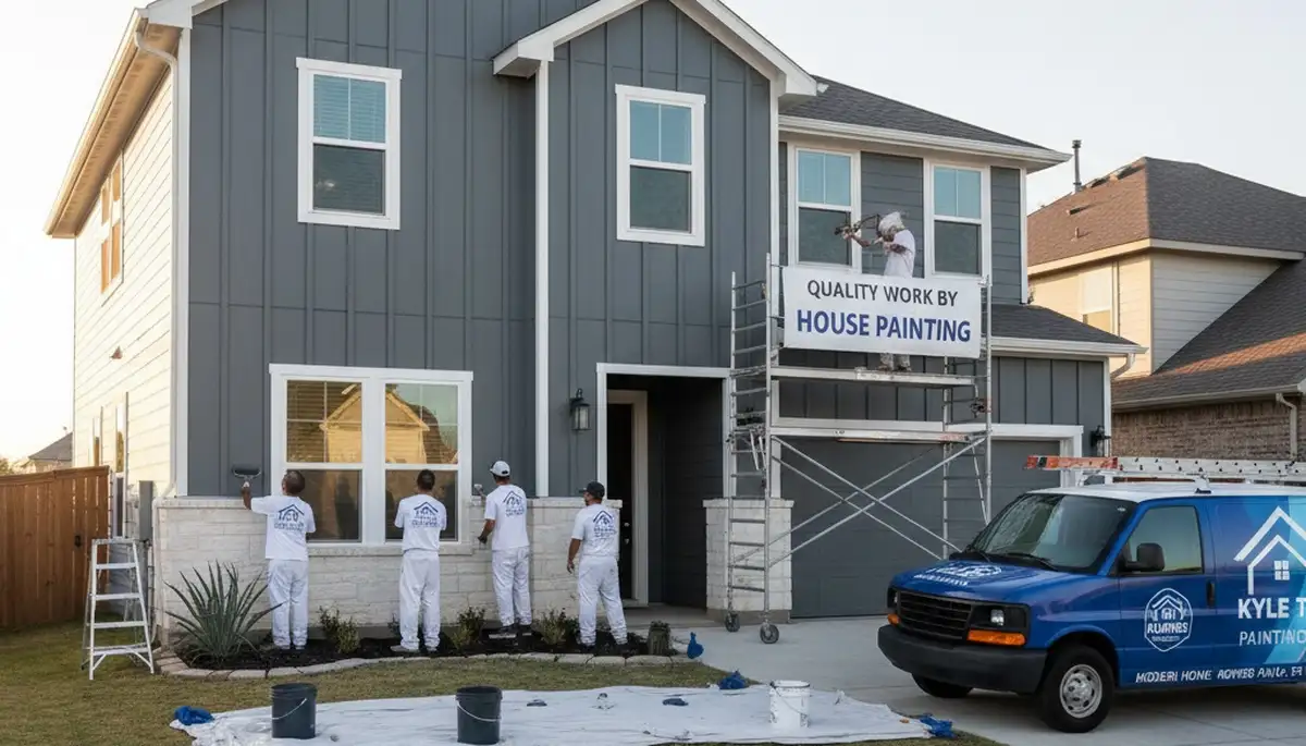 Professional exterior house painting by expert painters in Austin, TX
