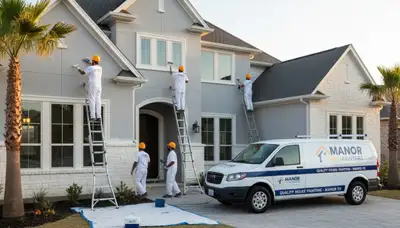 Professional exterior house painting service in Austin, TX by local painting contractors