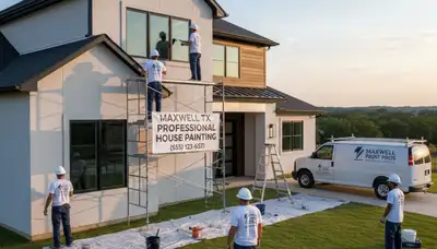 Professional exterior house painting service in Austin TX by local painting contractors