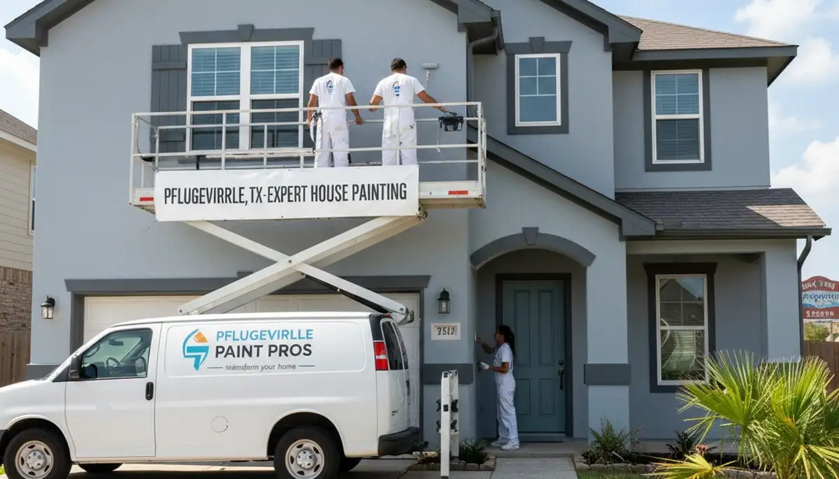 Professional exterior house painting service in Austin, TX by skilled local painters